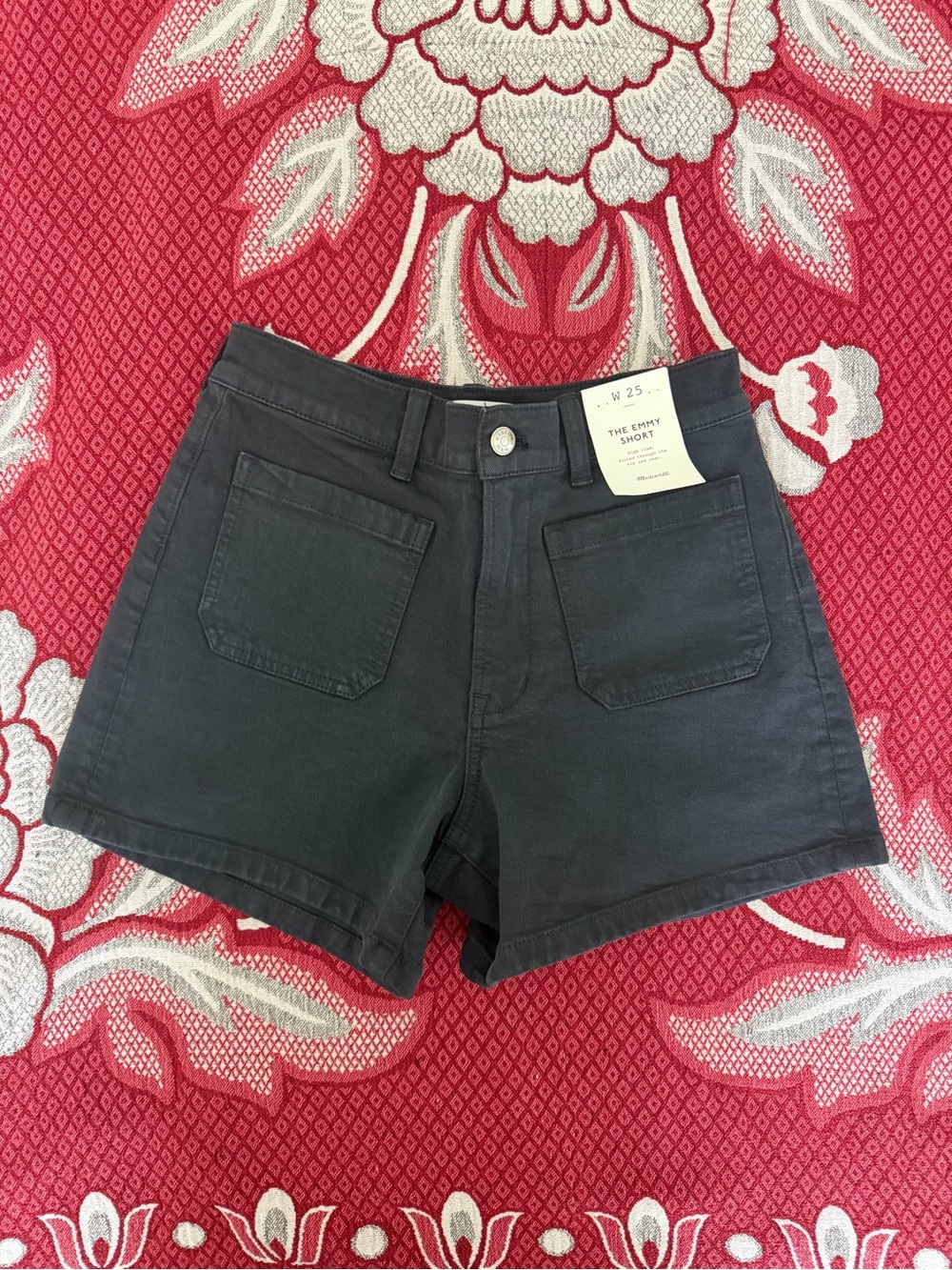 NEW Madewell Black Emmy Shorts - Navy Blue